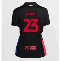 Zenski Nogometni Dres Barcelona Jules Kounde #23 Gostujuci 2024-25 Kratak Rukav